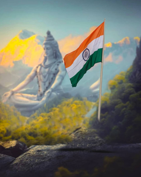 15 August Independence Day Editing Background HD Wallpaper Mahadev