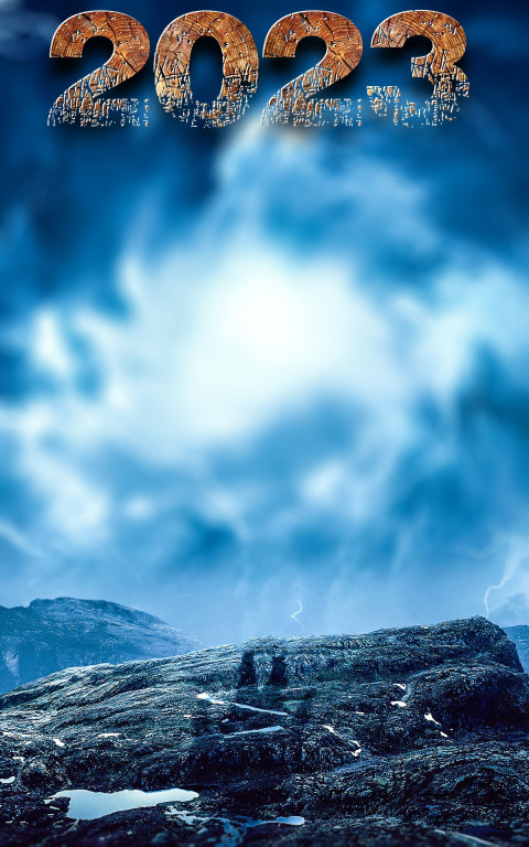 2023 Happy New Year Background HD For Snapseed Editing