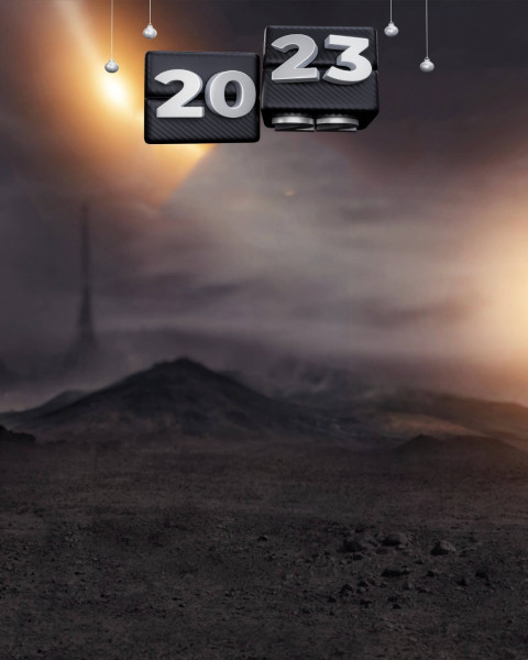 2023 Happy New Year HD Background Free For Editing