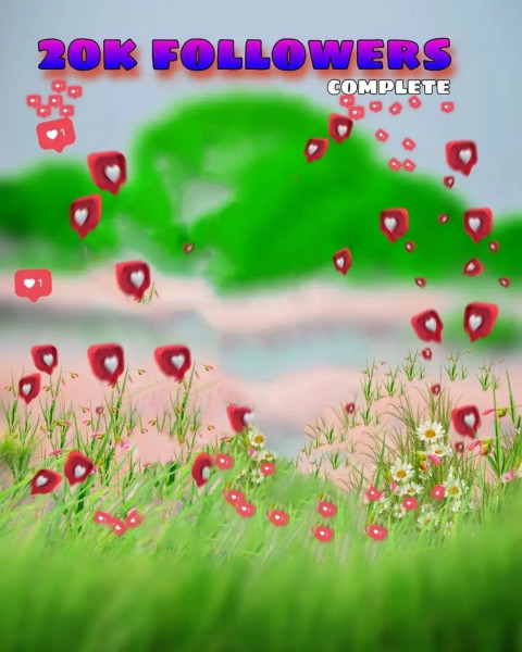20k followers Picsart Editing Background Full HD Download