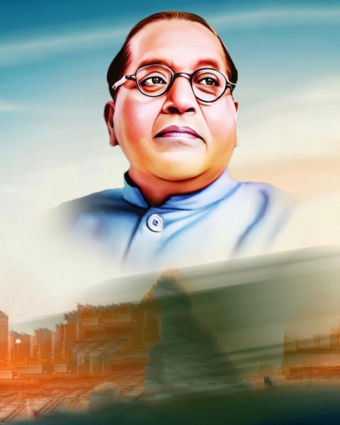Babasaheb Ambedkar Jayanti CB PicsArt Background New