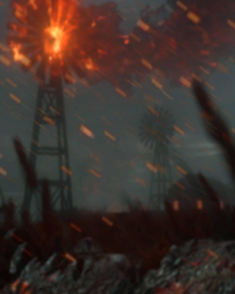 Blur Flame CB Background Full HD
