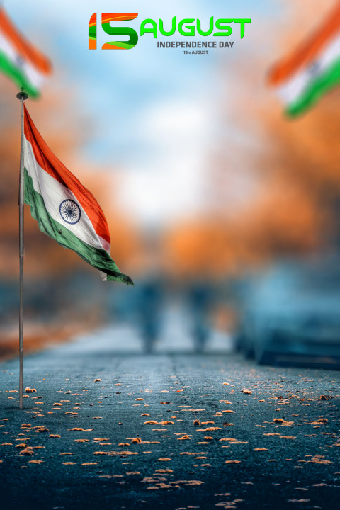 Blurred CB Picsart 15 August Tiranga Editing Background Full HD