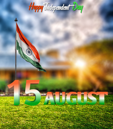 Blurred CB Picsart 15 August Tiranga Editing Background Full HD Free