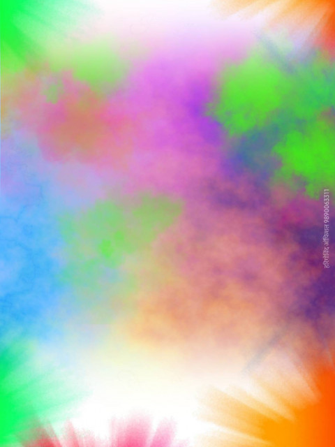 Colorful Happy Holi Background For Photo Editing Free