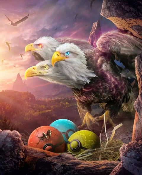 Eagle Viral Photo Editing CB PicsArt Background HD