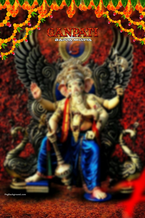 Ganesh Chaturthi CB PicsArt Editing Background
