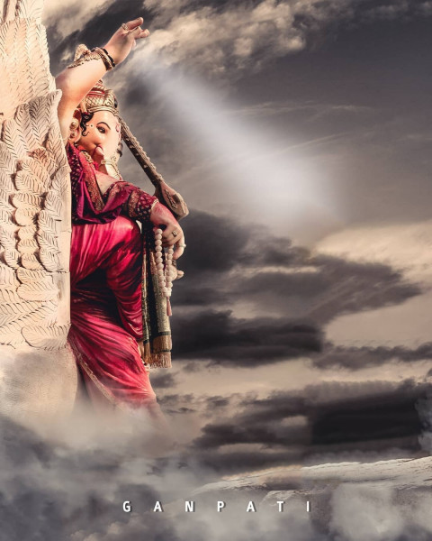 Ganesh Chaturthi CB PicsArt Editing Background Full HD