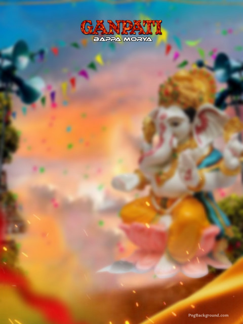 Ganesh Chaturthi CB PicsArt Editing Background pIC