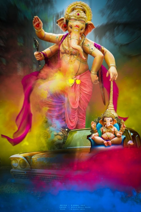 Ganesh Chaturthi Photo Editing Background New