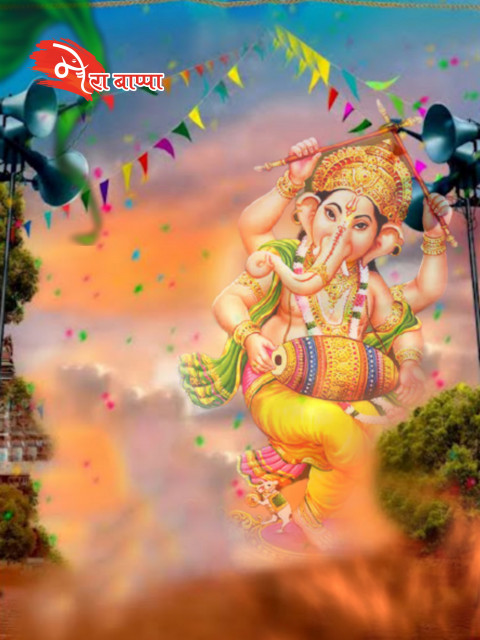 Ganesh Chaturthi PicsArt Cb Editing Background