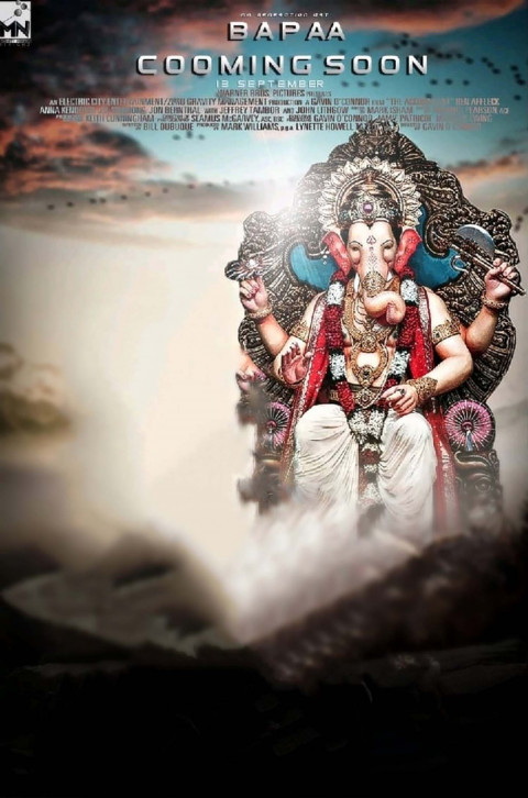 Ganpati Bappa Ganesh Chaturthi Editing Background