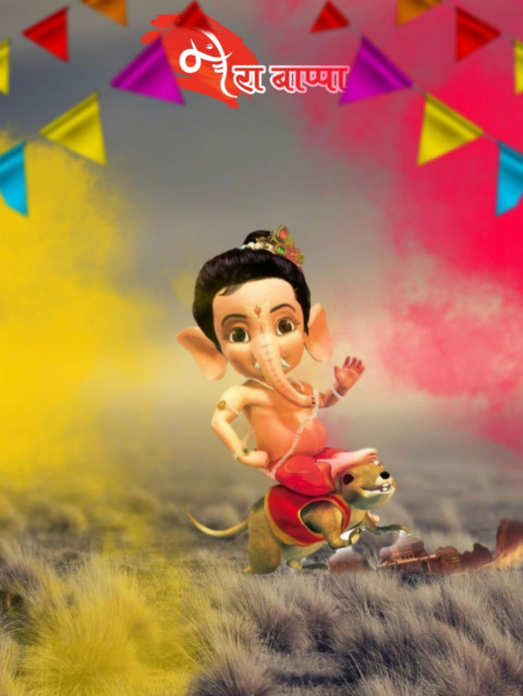 God Ganpati Bappa Photo Editing CB Background HD For Photoshop
