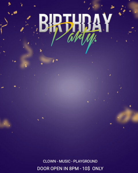 Happy Birthday Editing Background New