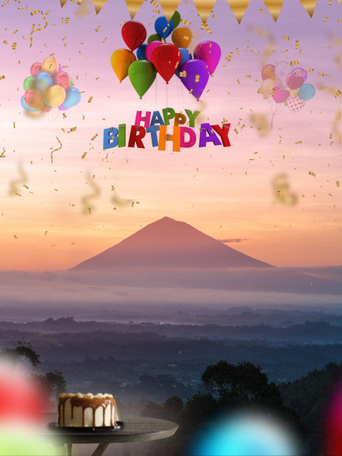 Happy Birthday Photo Editing Background HD