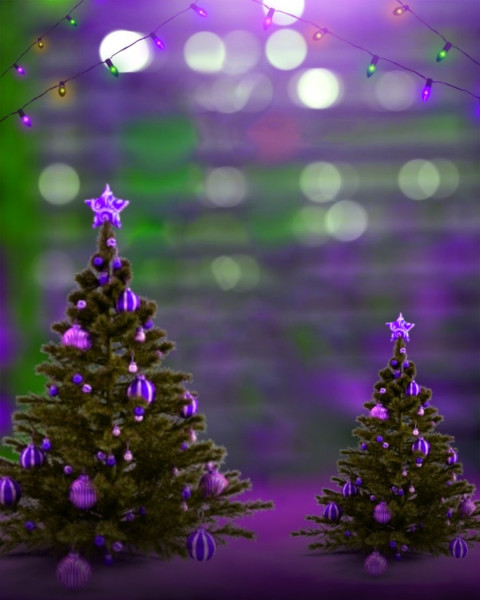 Happy Christmas Tree CB Background HD For Photos Editing