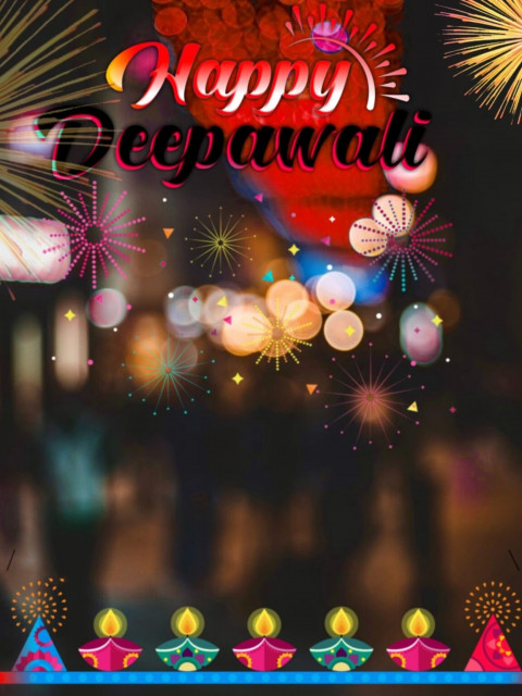 Happy Deepawali CB Background for Editing