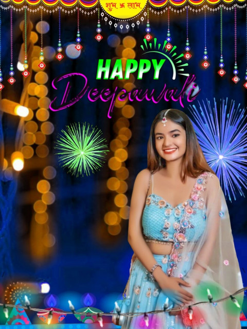 Happy Deepawali CB Background HD for Photoshop Editing with Girls