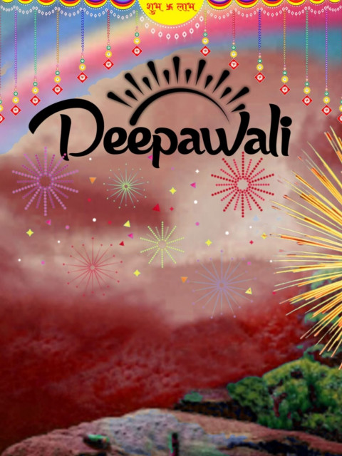Happy Deepawali Photo CB Editing Background HD