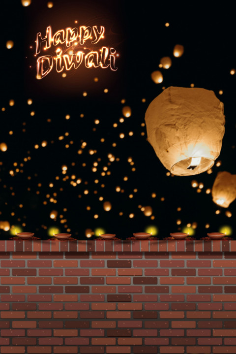 Happy Diwali Editing Background For Photoshop Picsart HD