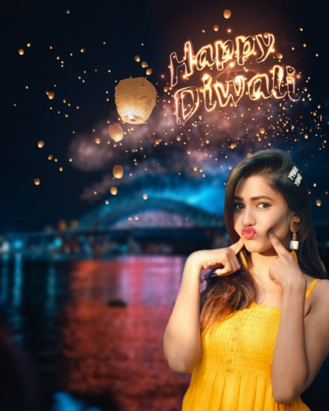 Happy Diwali Editing Hd Backgrounds With Girl