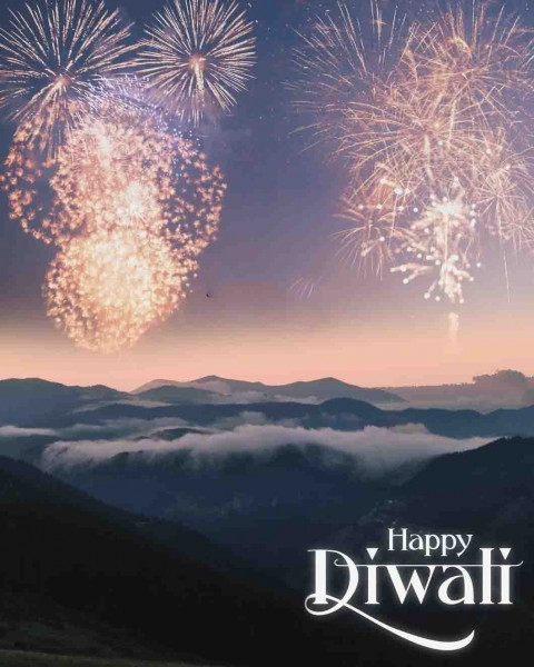 Happy Diwali Fireworks CB PicsArt Editing Background New