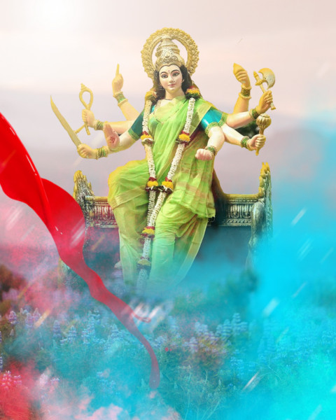 Happy Durga Puja Background For CB PicsArt Editing Free