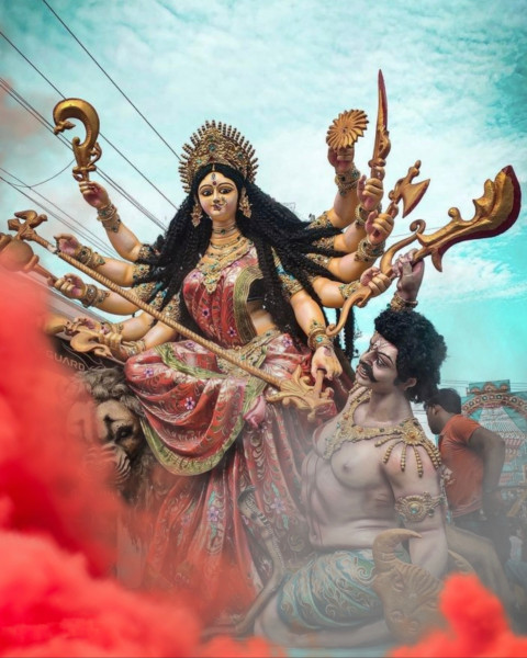 Happy Dussehra Editing Background Download Free