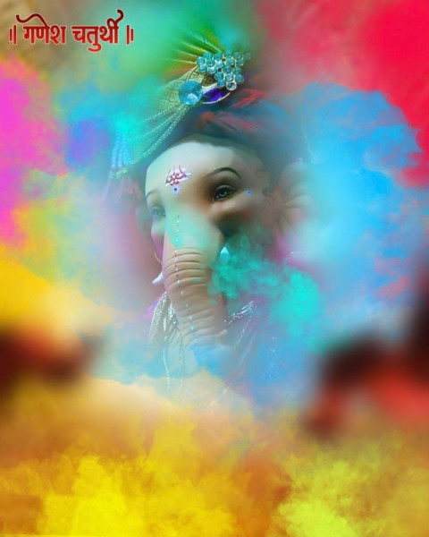 Happy Ganesh Chaturthi Background For Ganpati Bappa Morya