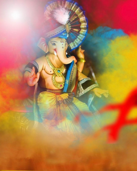Happy Ganpati Bappa Morya Editing CB Background For Photoshop Pic