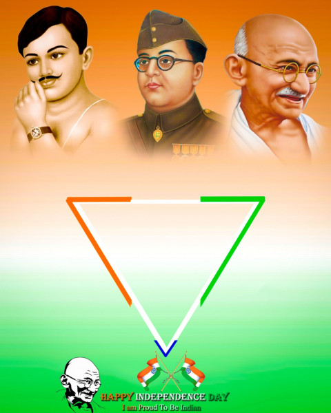 Happy Independence Day Background For Picsart Full HD Img