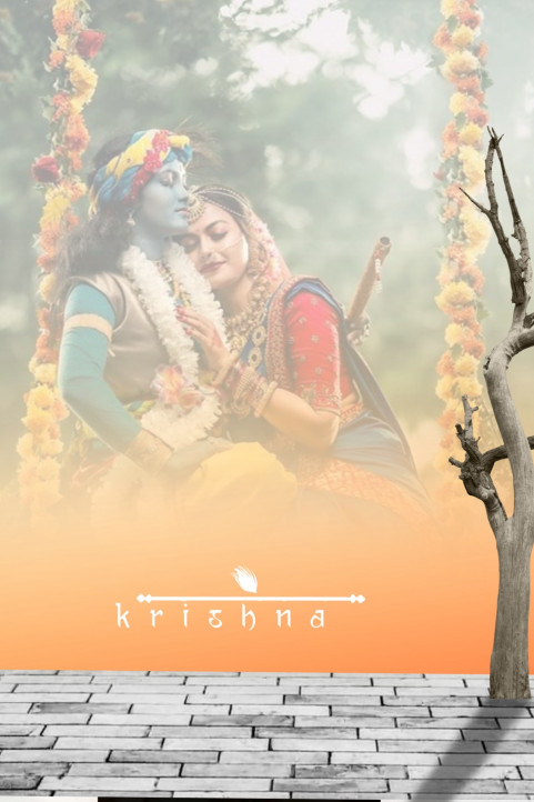 Happy Janmashtami CB Background For Photoshop Photo Editing