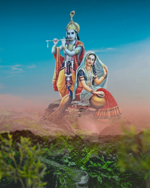 Happy Janmashtami CB Background For Photoshop Photo Editing Images