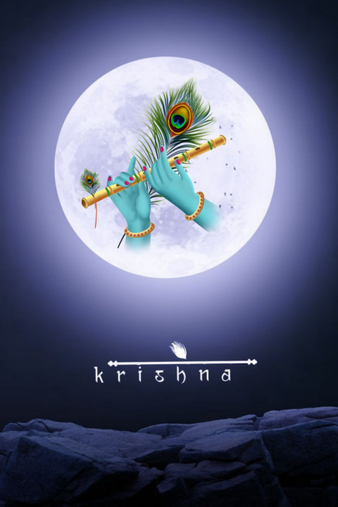 Happy  Krishna Janmashtami  Picsart CB Backgrounds Download Full HD