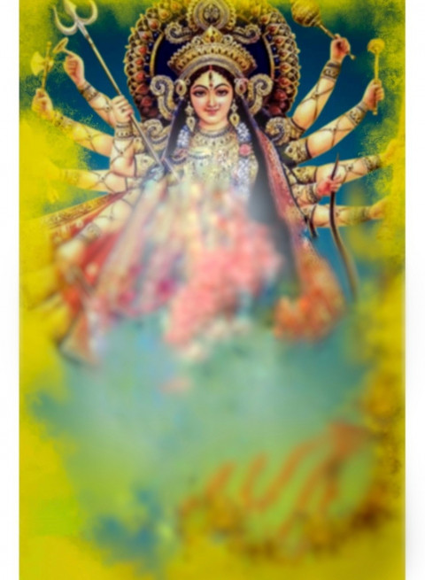 Happy Navratri CB PicsArt Durga Puja Editing Background HD Free