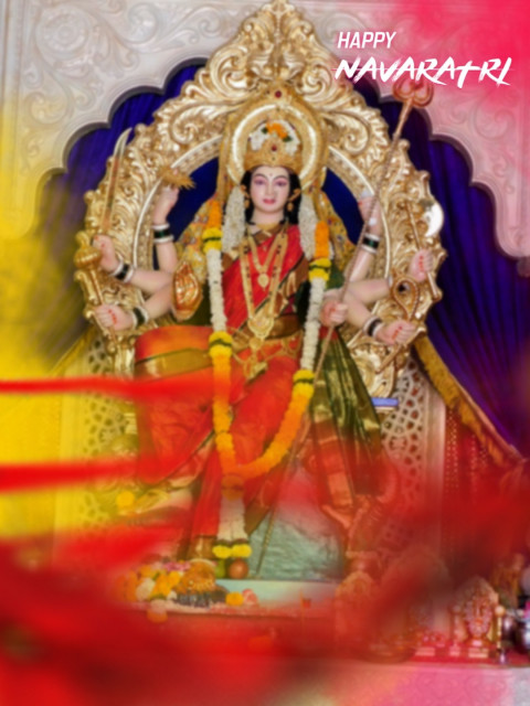 Happy Navratri CB PicsArt Photo Editing Background Download  Image