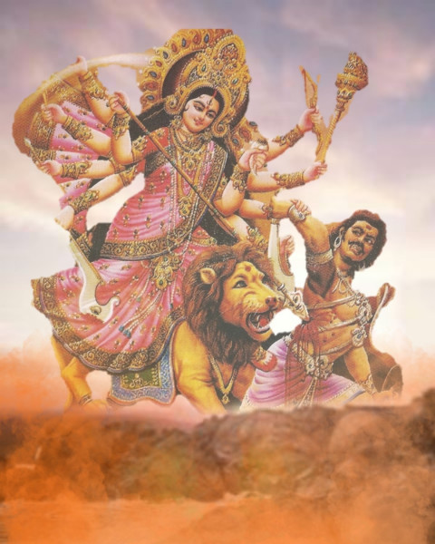 Happy Navratri HD Background For PicsArt Photo Editing