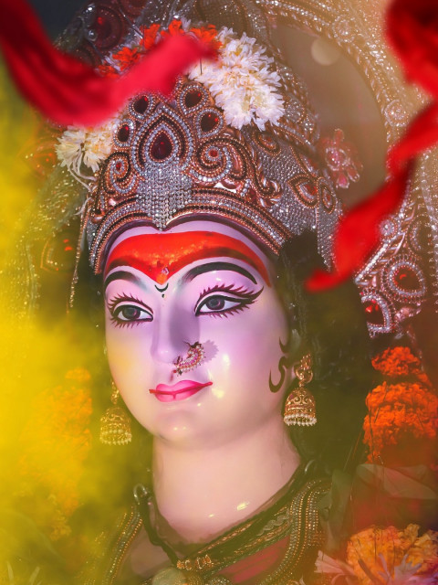 Happy Navratri HD Background For PicsArt Photo Editing Img