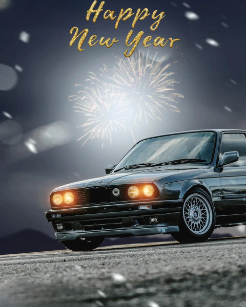 Happy Near Year 2023 Background HD For Car Editing Free
