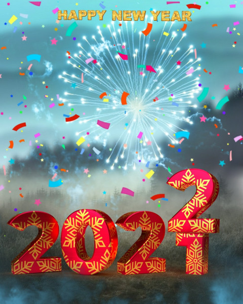 Happy New Year 2022 Background CB Picsart Editing HD