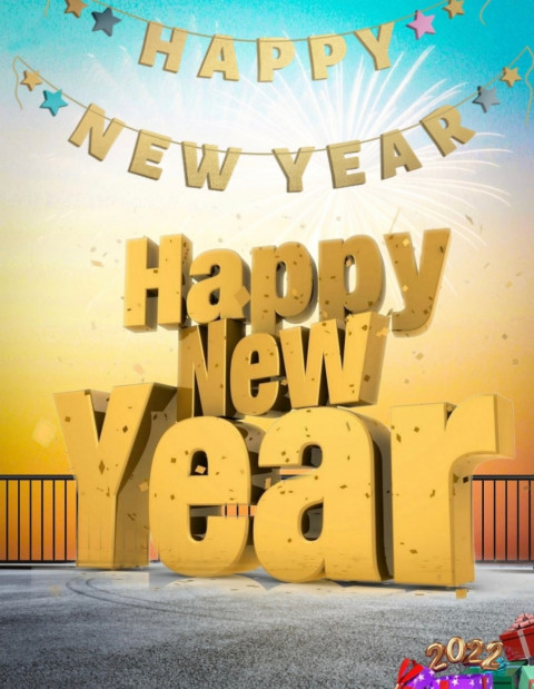 Happy New Year 2022 Background For Picsart Photo Editing