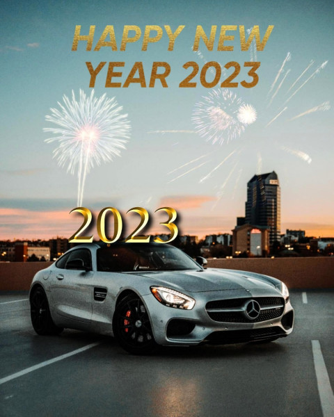 Happy New Year 2023 Car Editing Hd Backgrounds