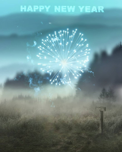 Happy New Year  2023 Editing HD Background Free