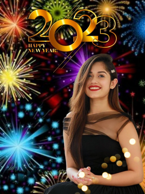 Happy New Year 2023 Editing HD CB Background Girl