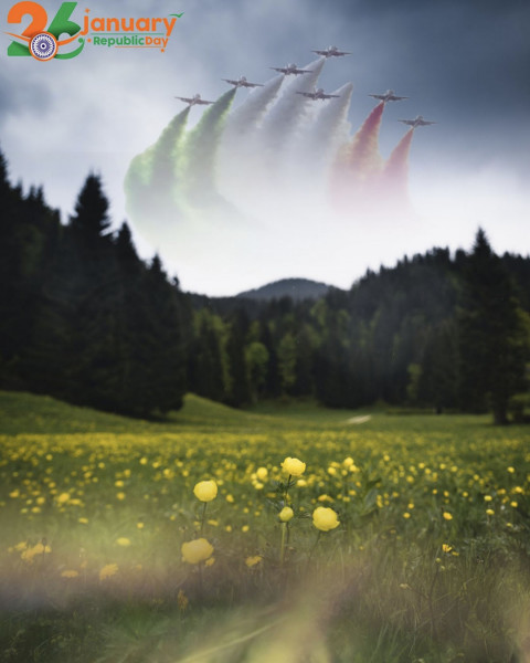 Happy Republic Day 26th January Background For Picsart Photo Editing