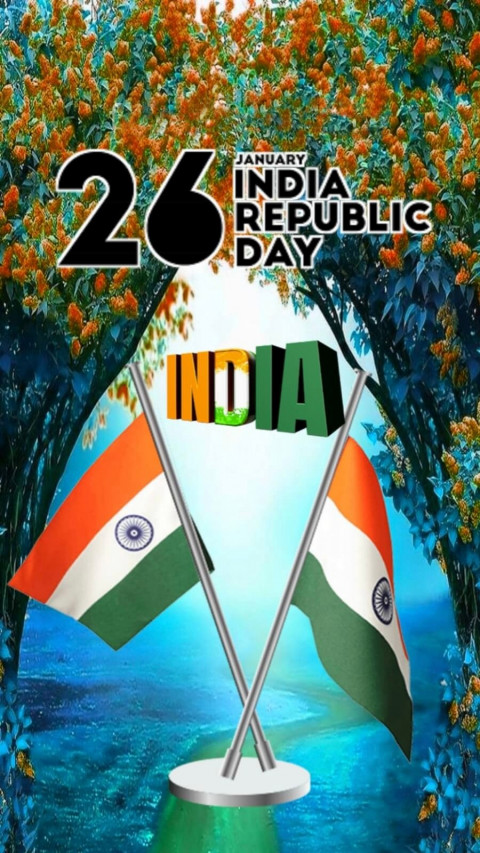 Happy Republic Day Mobile Wallpaper For WhatsApp Pics