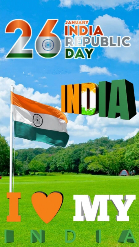 Happy Republic Day Mobile Wallpaper For WhatsApp Pics Full HD