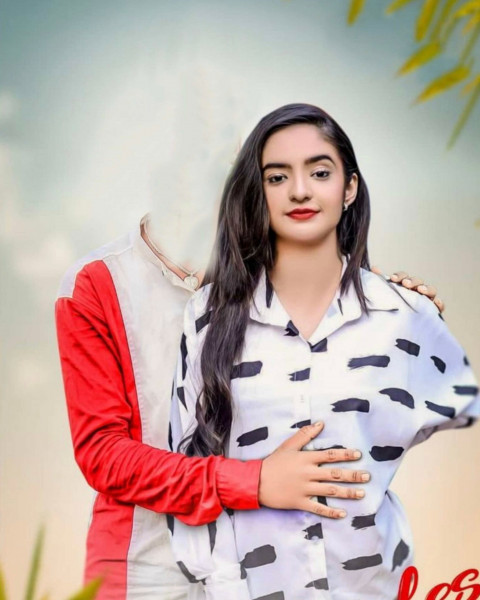 Happy Valentine Day Photoshop Photo editing Background With Girl
