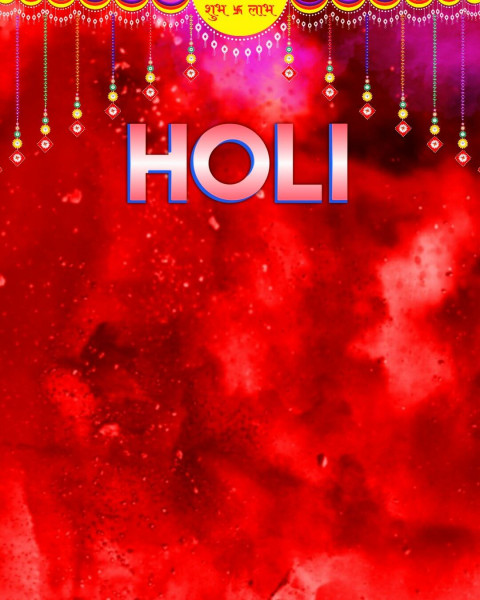Holi Festival Photo Editing CB Background Download Full HD