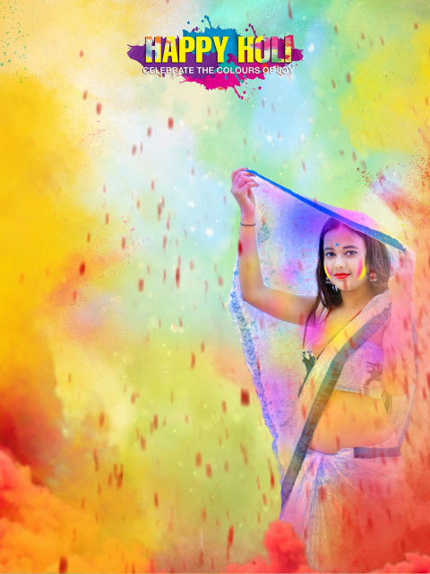 Holi Photo Editing CB Background Download HD